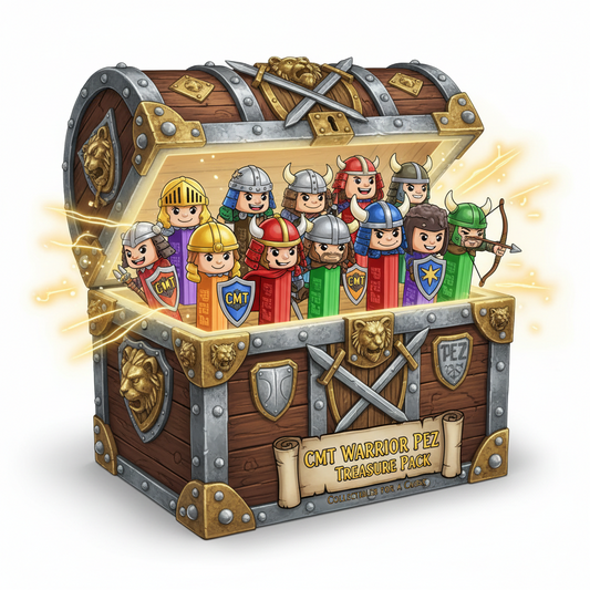 CMT Warrior PEZ Treasure Box